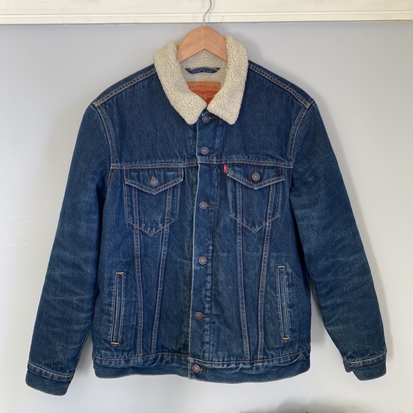 Levi's sherpa jean jacket - Picture 1 of 16